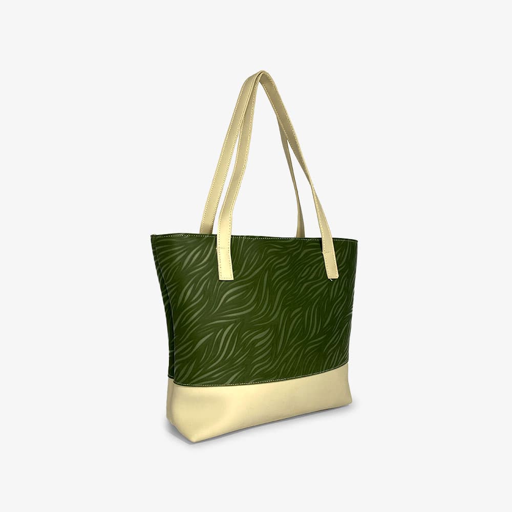 Color Blocked Green White