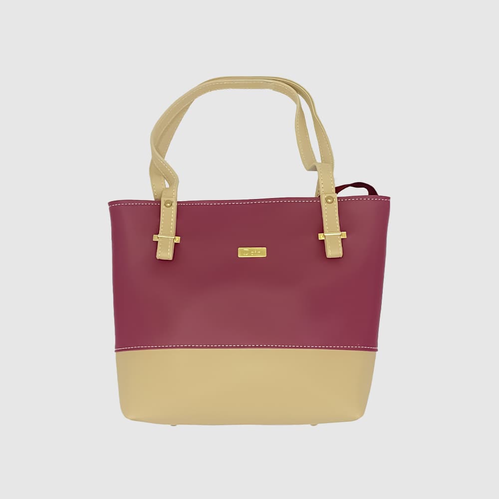 Zenve Set of 3 Tote Bag Maroon & Gray