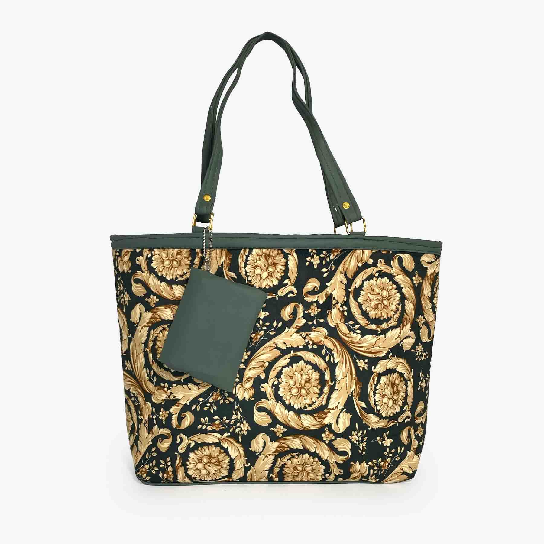 Zenve Digital Print Tote Bag Yellow