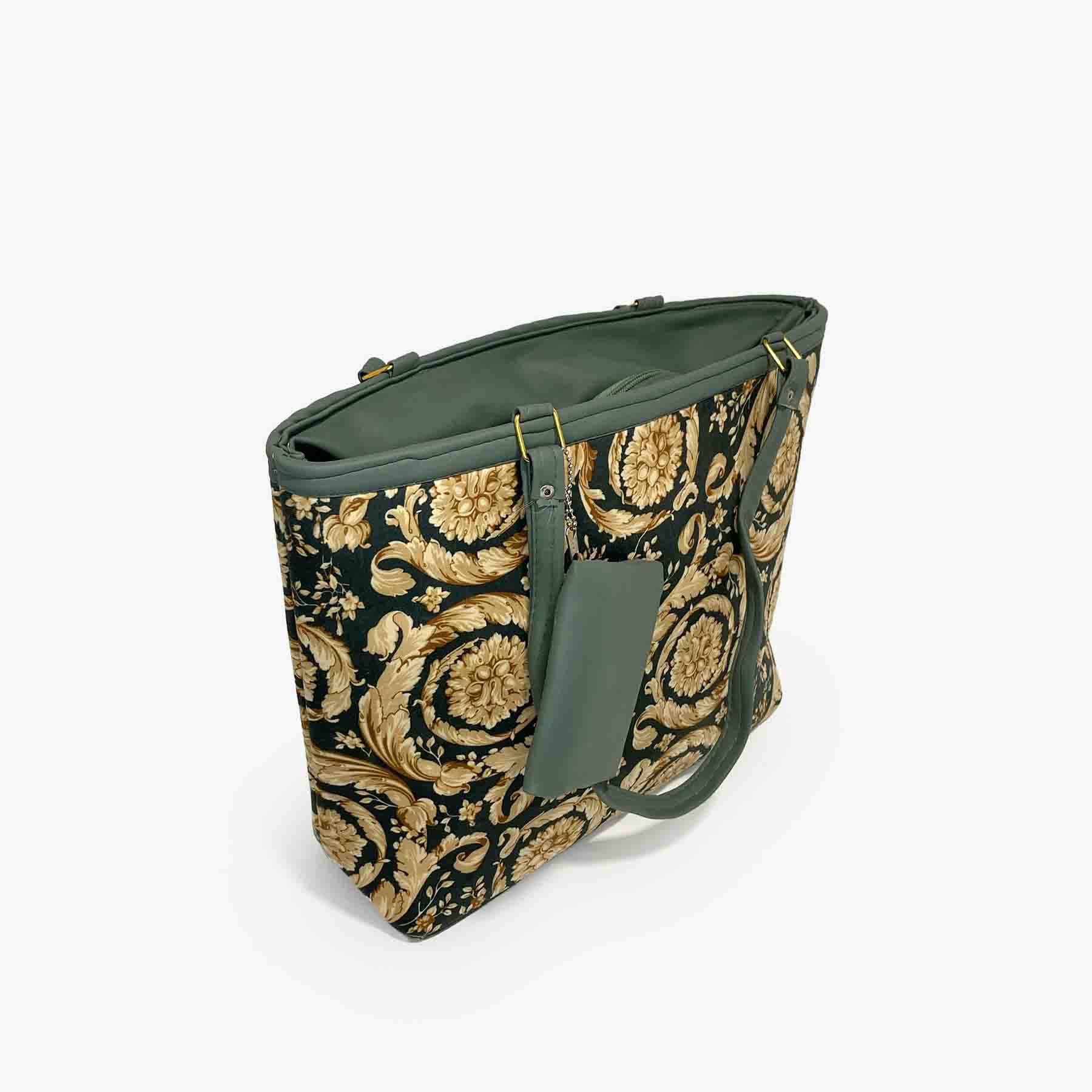 Zenve Digital Print Tote Bag Yellow