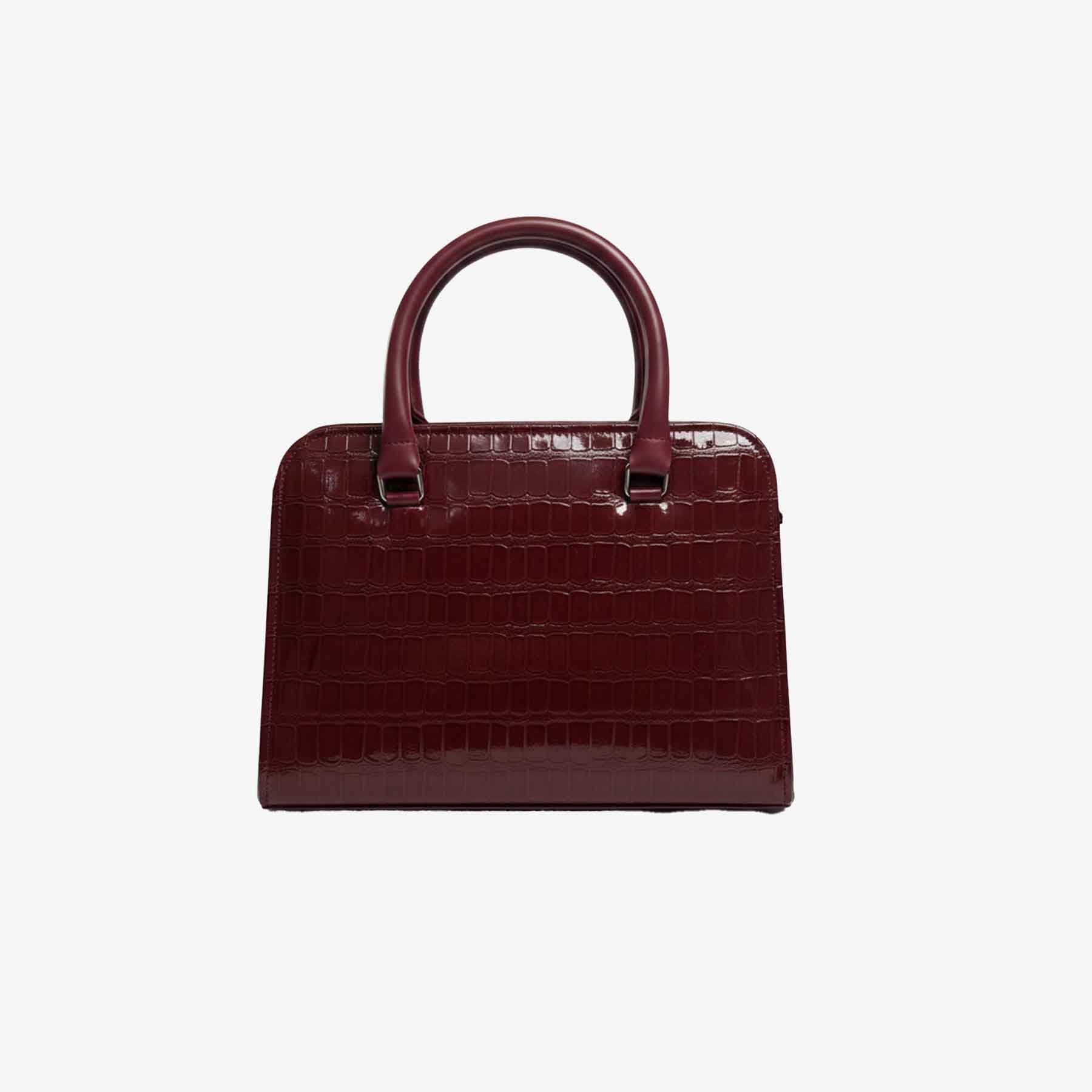 Zenve Crocodile Pattern maroon