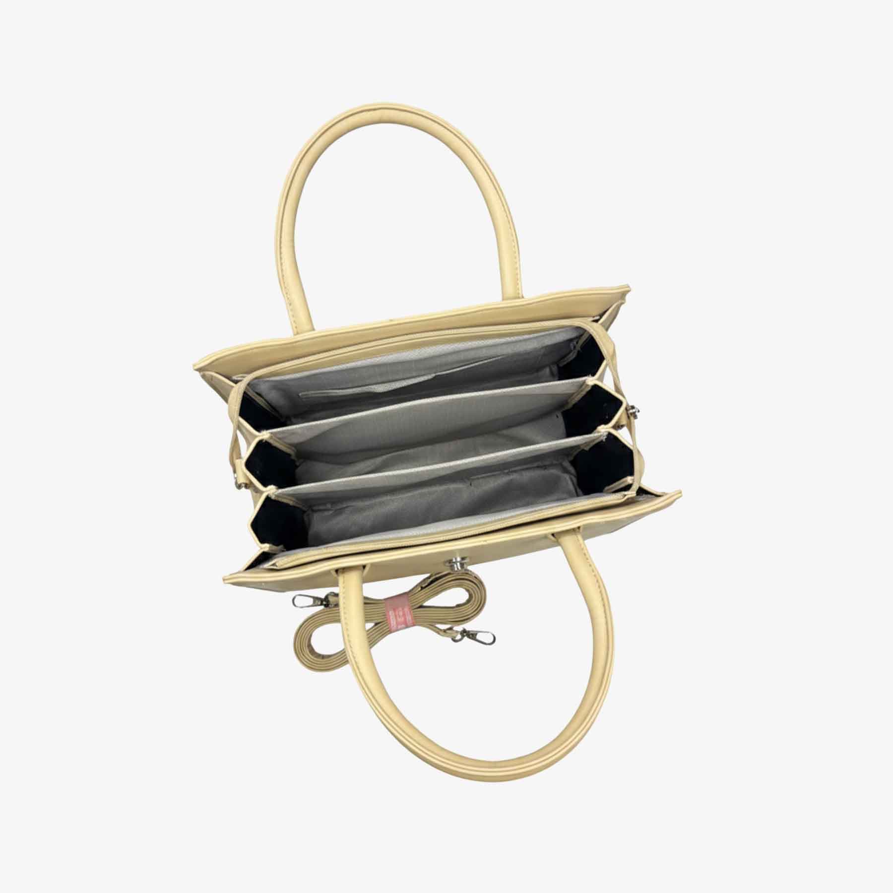 Zenve Imported Structured Bag khaki