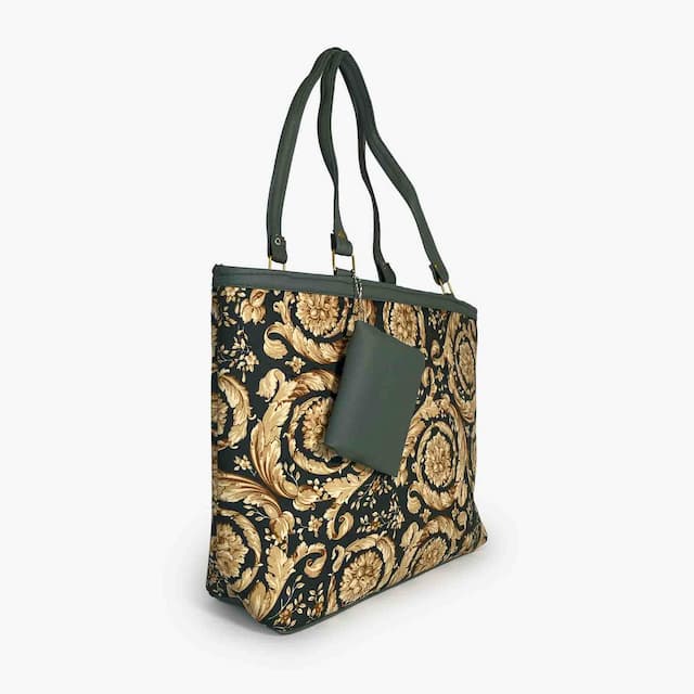 Zenve Digital Print Tote Bag Yellow